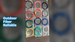 Прозрачная оптоволоконная трубка для наружного применения длиной 1000 м